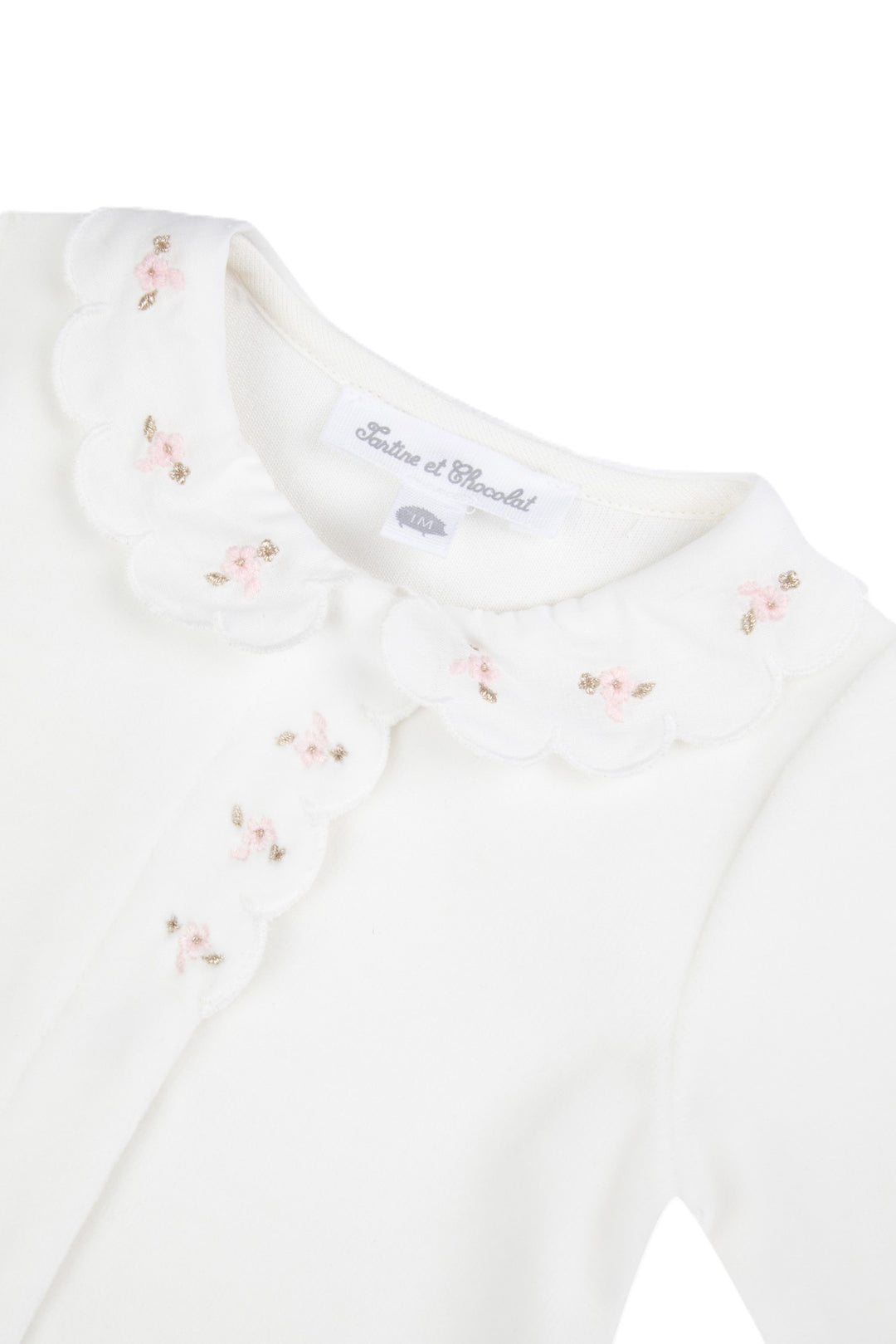 Tutina bianca per neonata CD541101326H 13 Tartine et Chocolat 