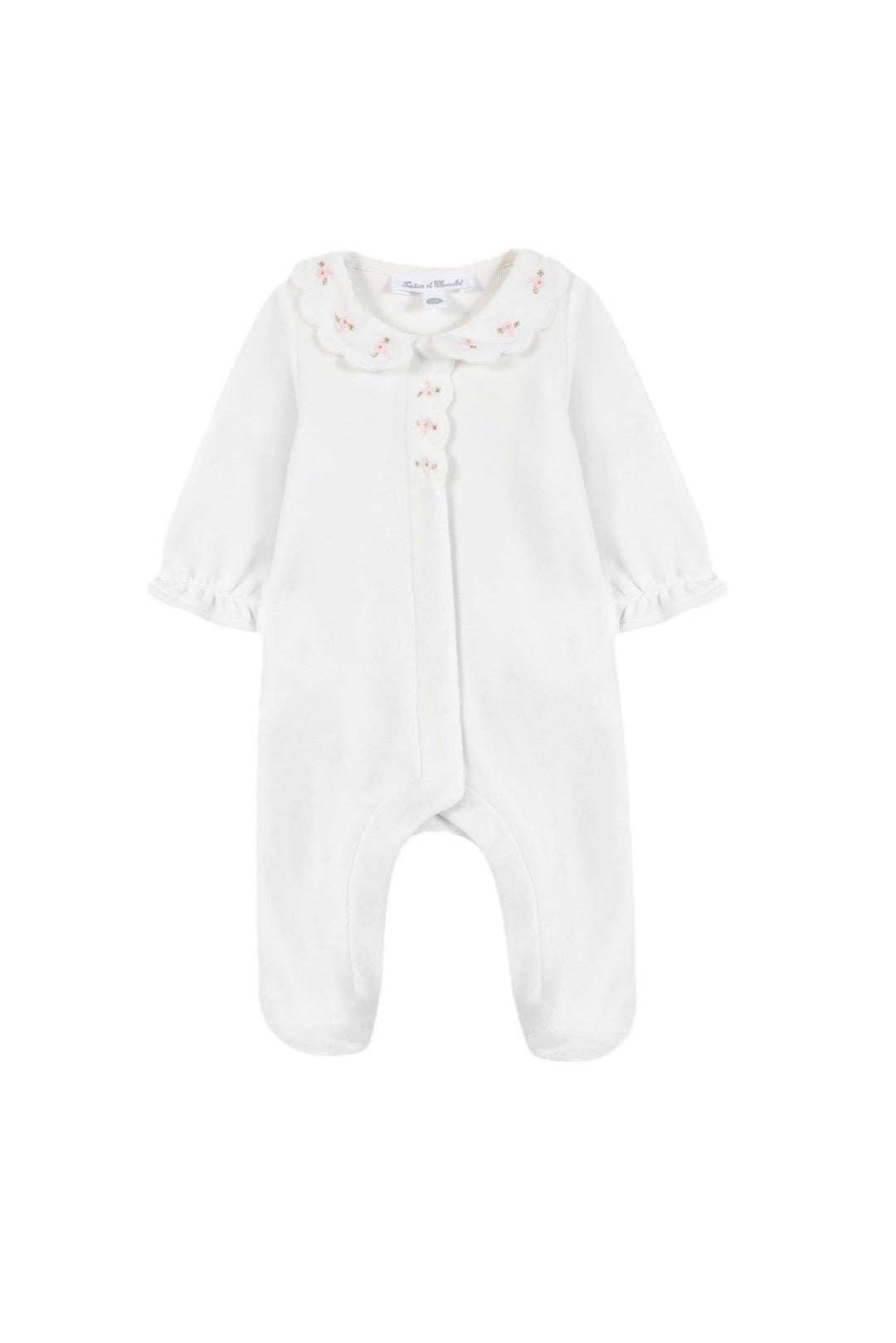 Tutina bianca per neonata CD541101326H 13 Tartine et Chocolat 
