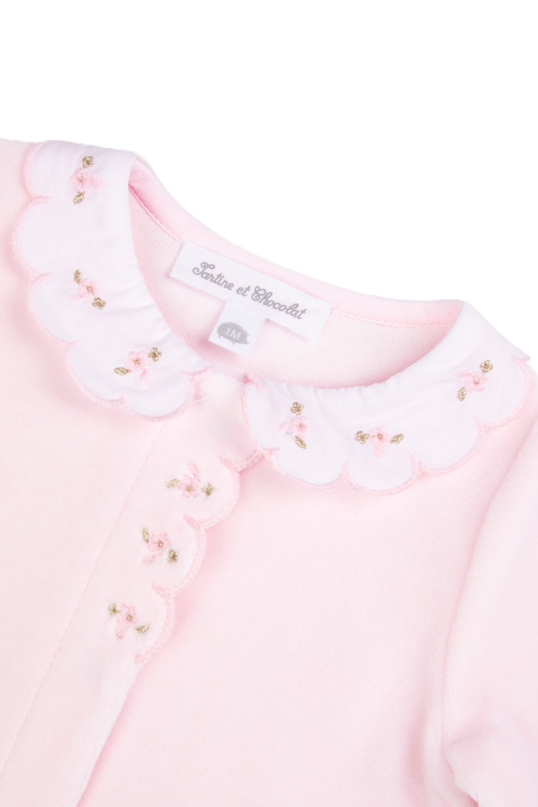 Tutina rosa chiaro per neonata CD541103126H 31 Tartine et Chocolat 