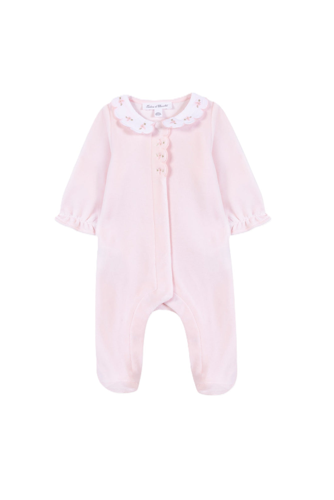 Tutina rosa chiaro per neonata CD541103126H 31 Tartine et Chocolat 