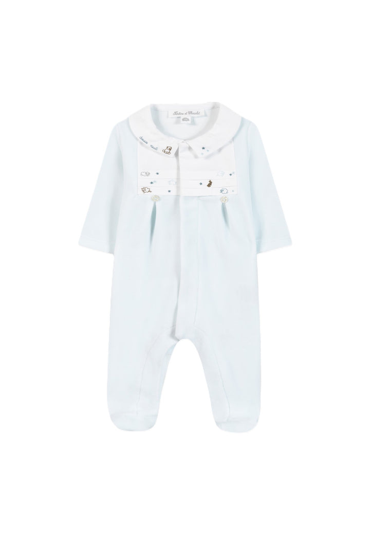 Tutina blu cielo per neonato CD541404126H 41 Tartine et Chocolat 