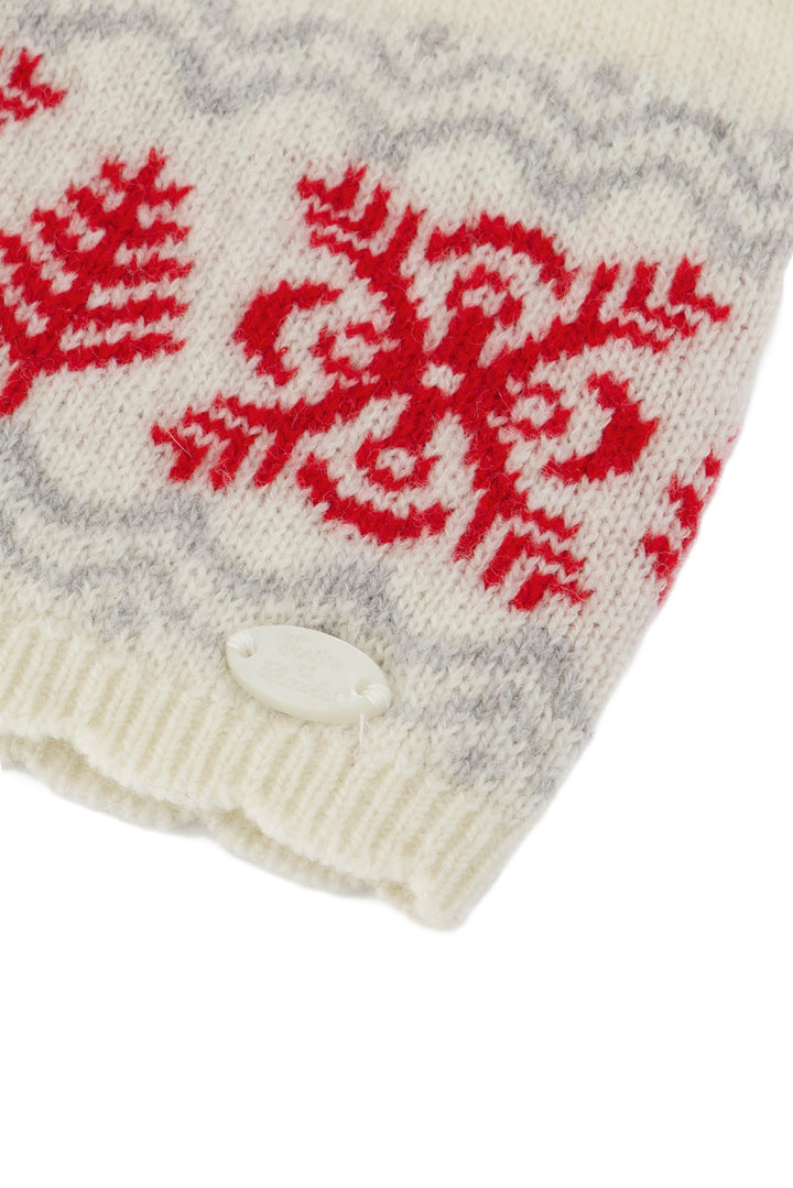 Cappello nacre/rosso per neonato CD900411326H 13 Tartine et Chocolat 