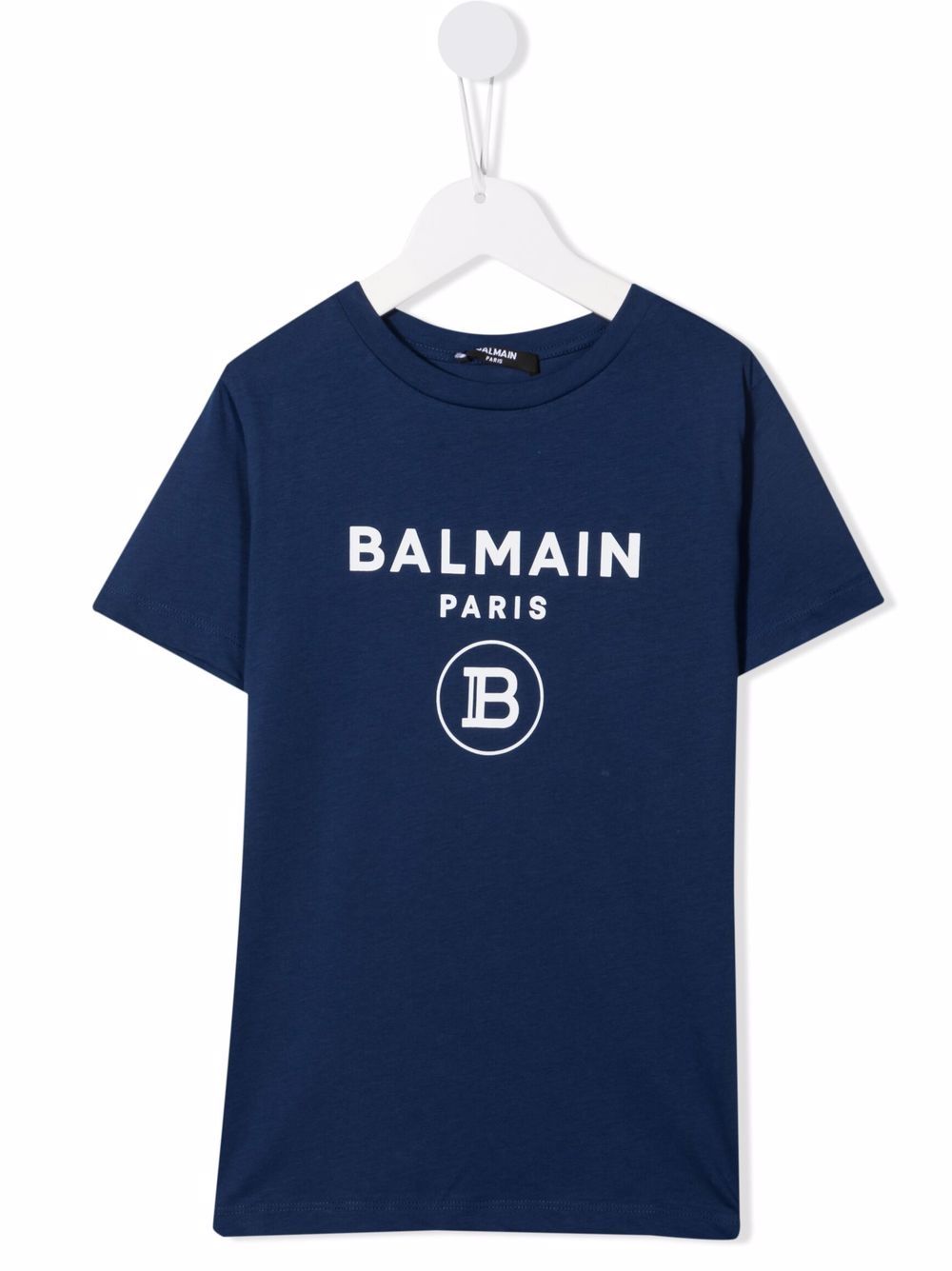 T-shirt blu per bambino 6M8701MX030K 621BC Balmain Kids 