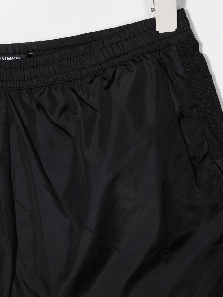 Swim shorts teen boy black 6Q6729Z0006 930 Balmain Kids 