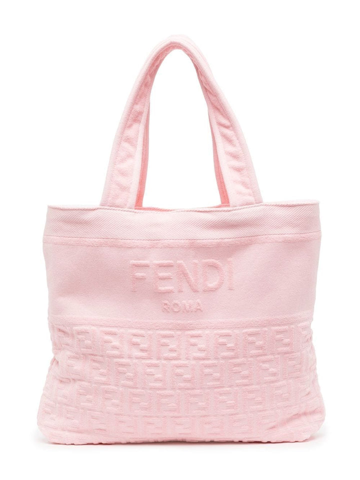 Pink bag for girls with logo