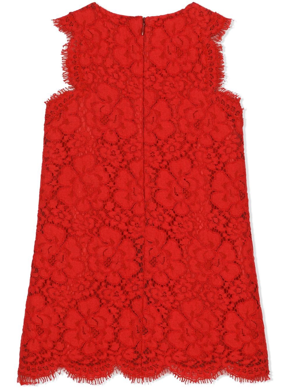 Abito rosso per bambina L53DL5FLM8Z R2254 Dolce & Gabbana Kids 