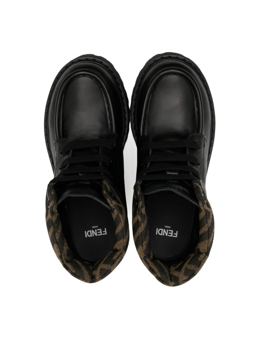 Stivali nere per bambina con logo JMR414AHGY F0PMM Fendi Kids 