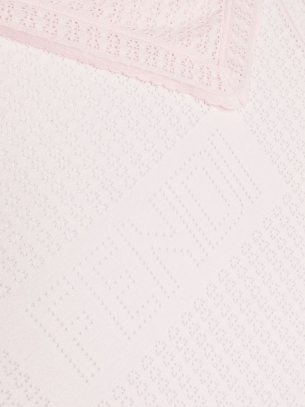 Coperta per neonata in misto cotone rosa