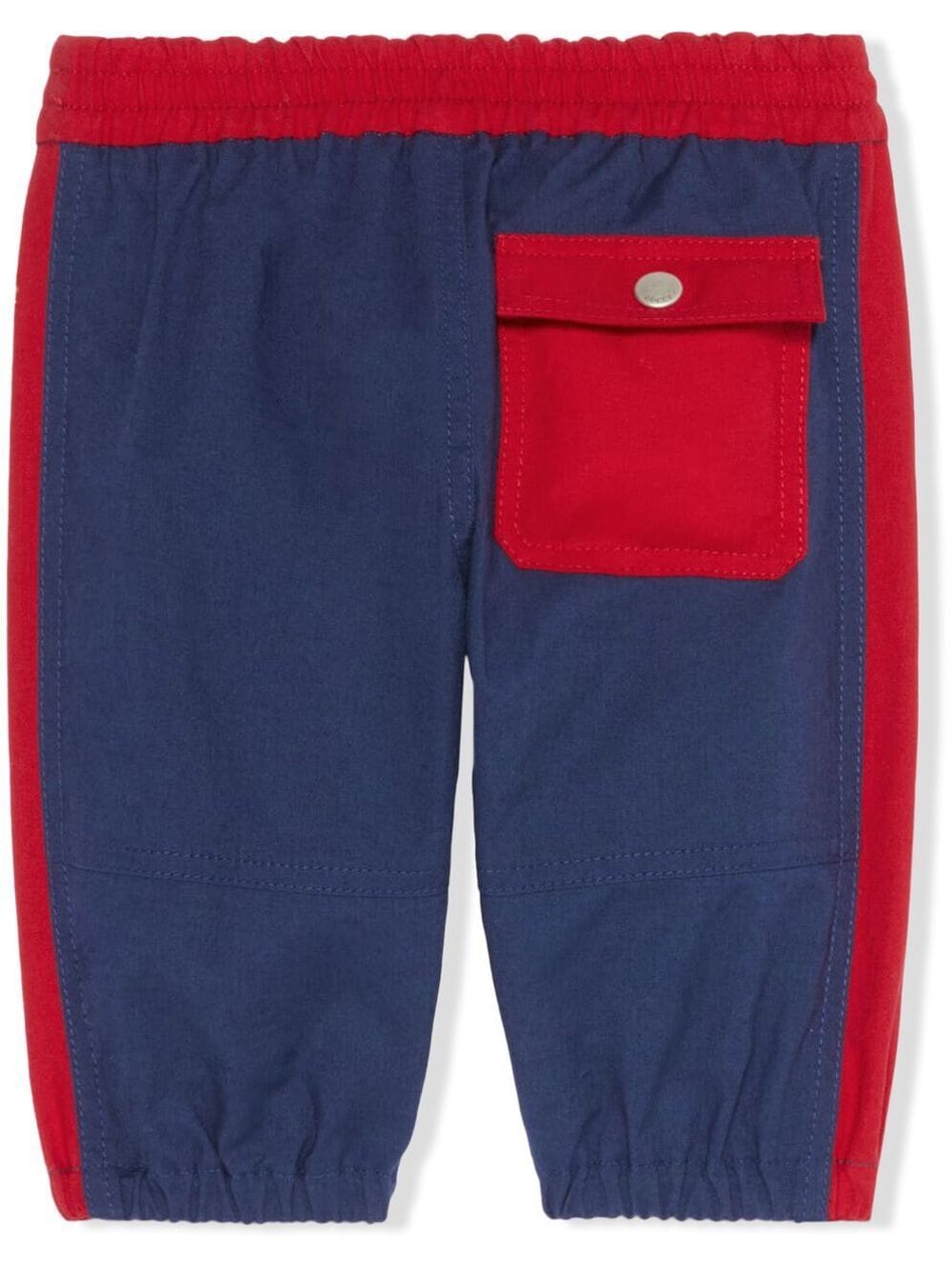 Pantalone blu per neonato con logo