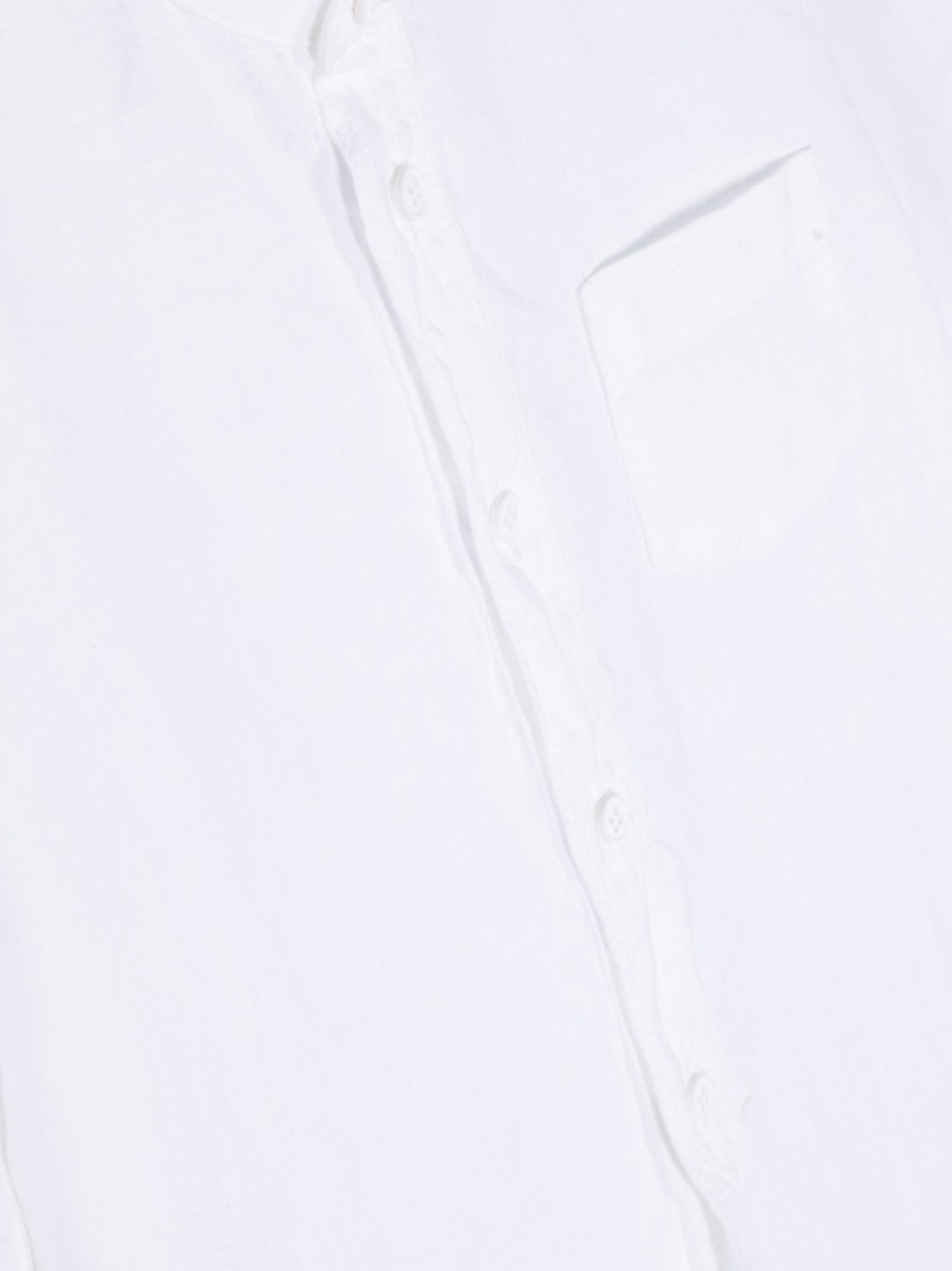 Camicia bianca per bambino in lino P23CL016L6006 010 Il Gufo 