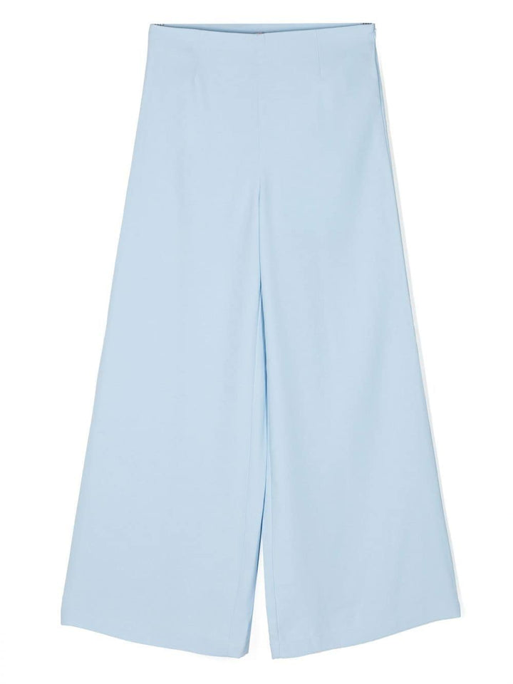 Light blue trousers for girls