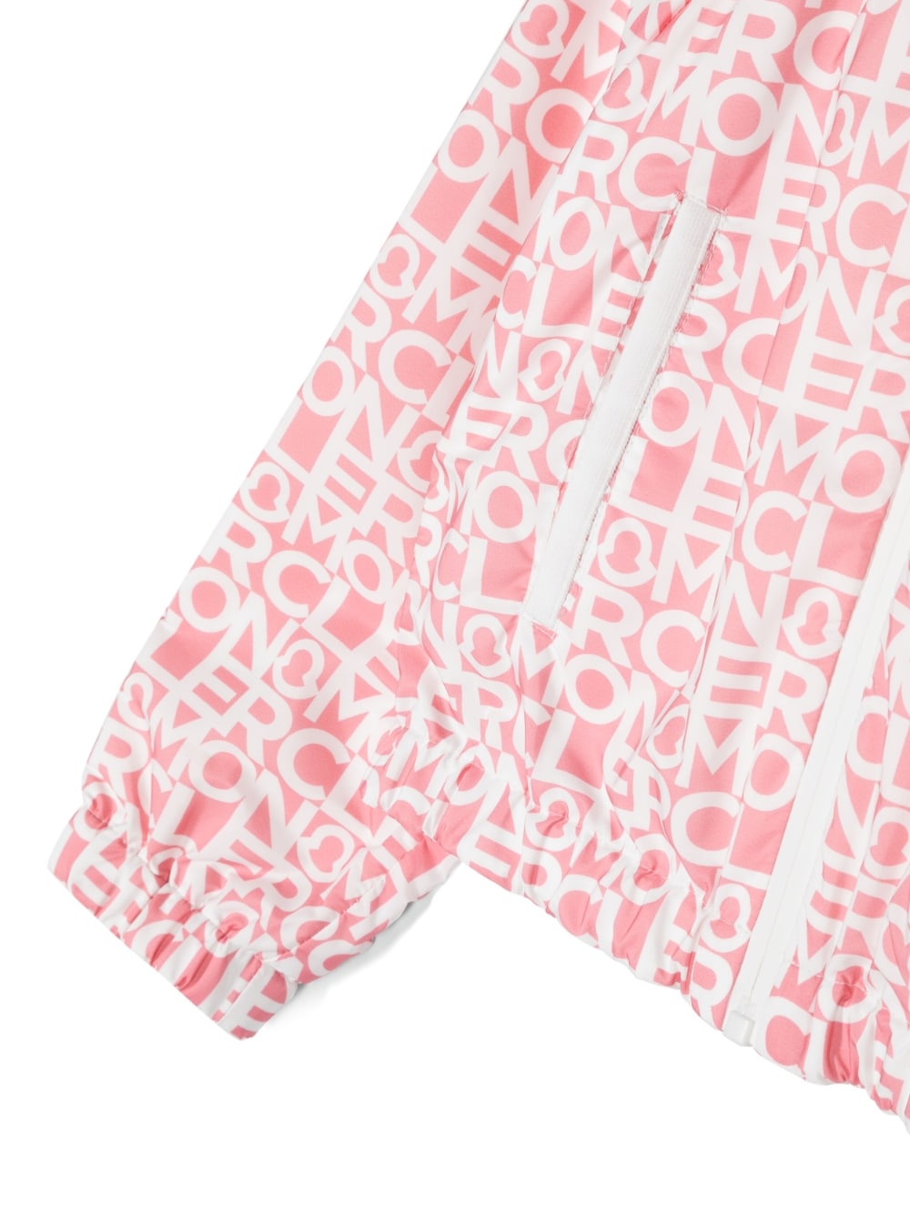 Giubbotto Alose rosa per bambina 9541A00107596S8 F50 Moncler Kids 