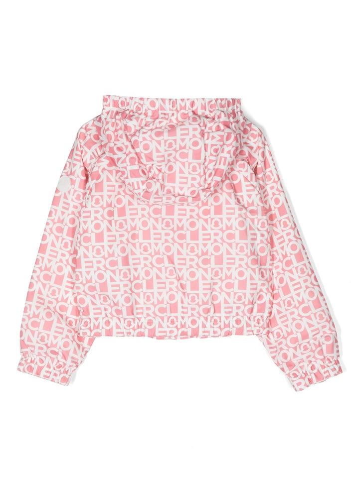 Giubbotto Alose rosa per bambina 9541A00107596S8 F50 Moncler Kids 