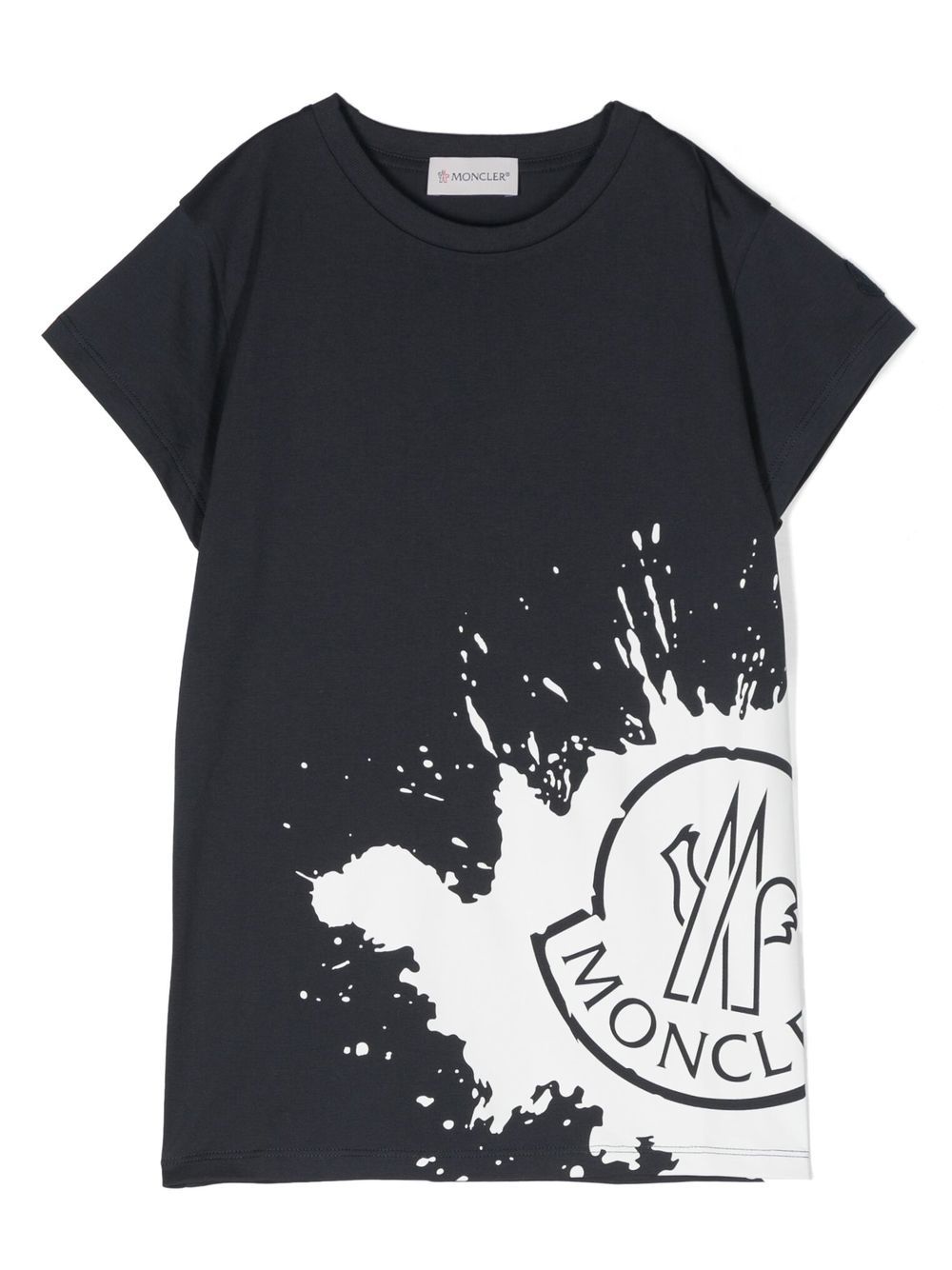 Blue t-shirt for girls with logo