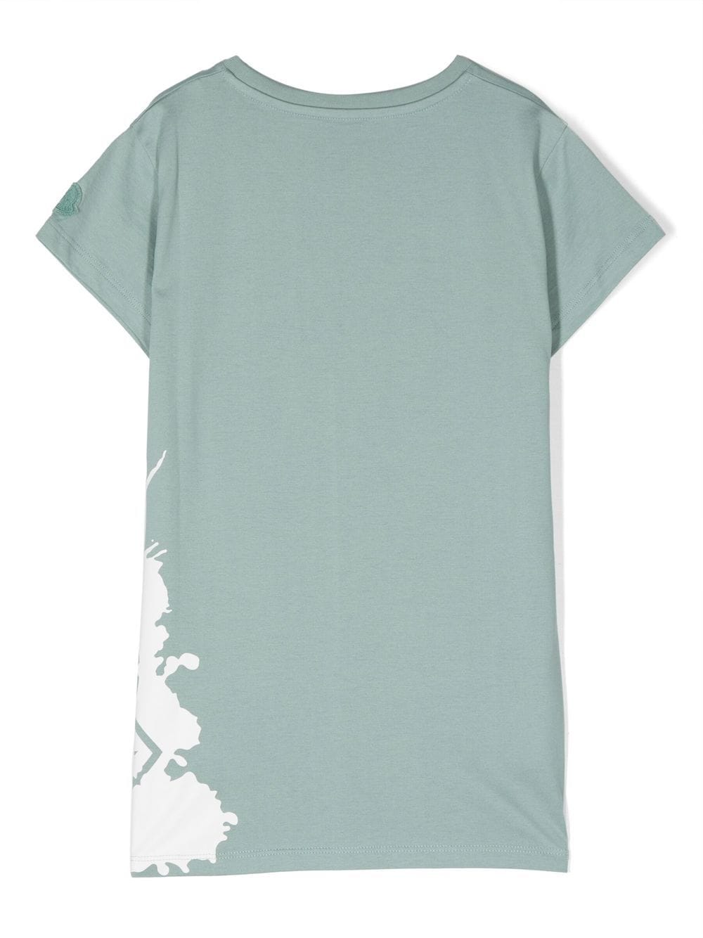 Green t-shirt for girls with logo