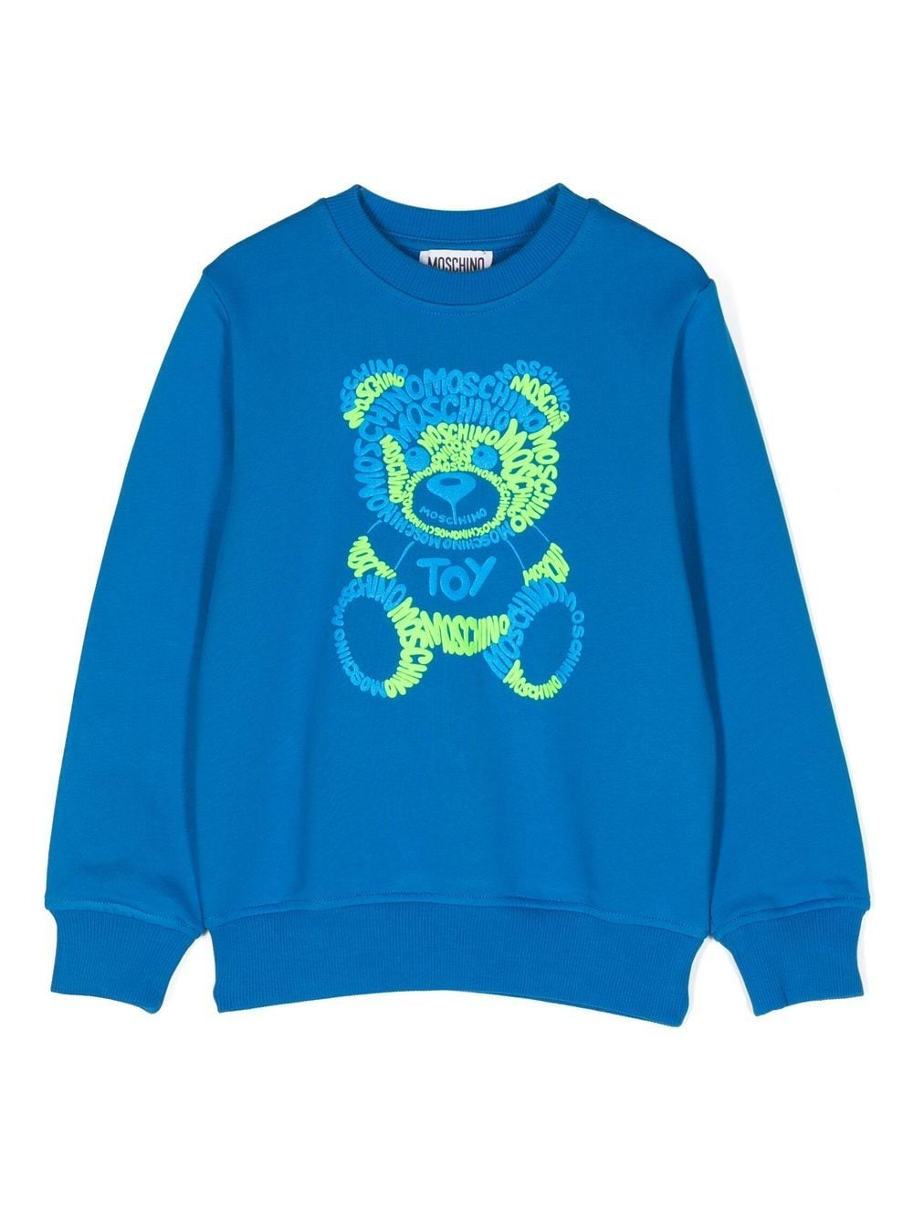 Blue sweatshirt for boys with print