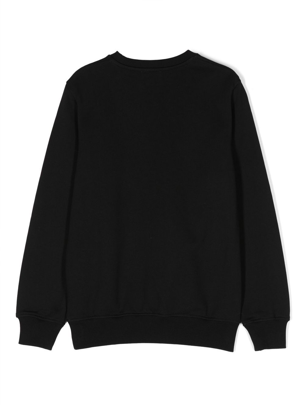 Black sweatshirt for children with print