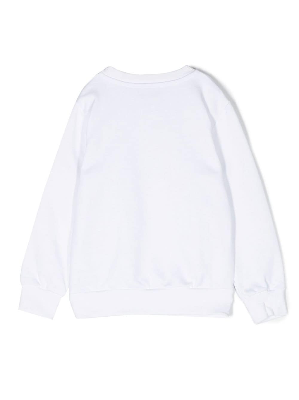 White sweatshirt for children with print