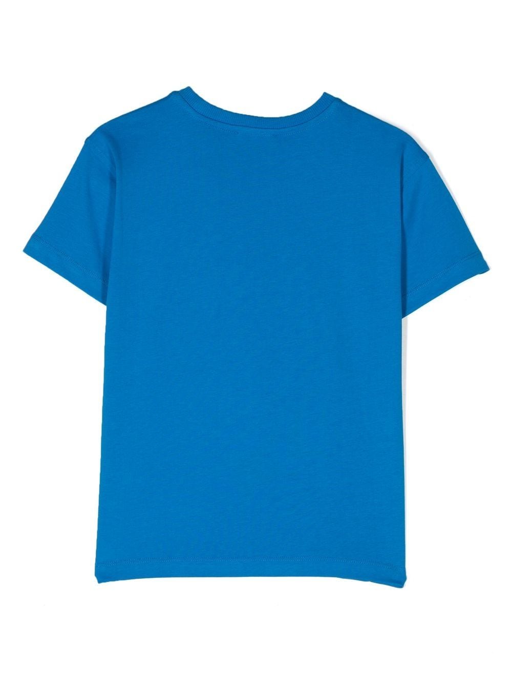 T-shirt blu per bambino con stampa