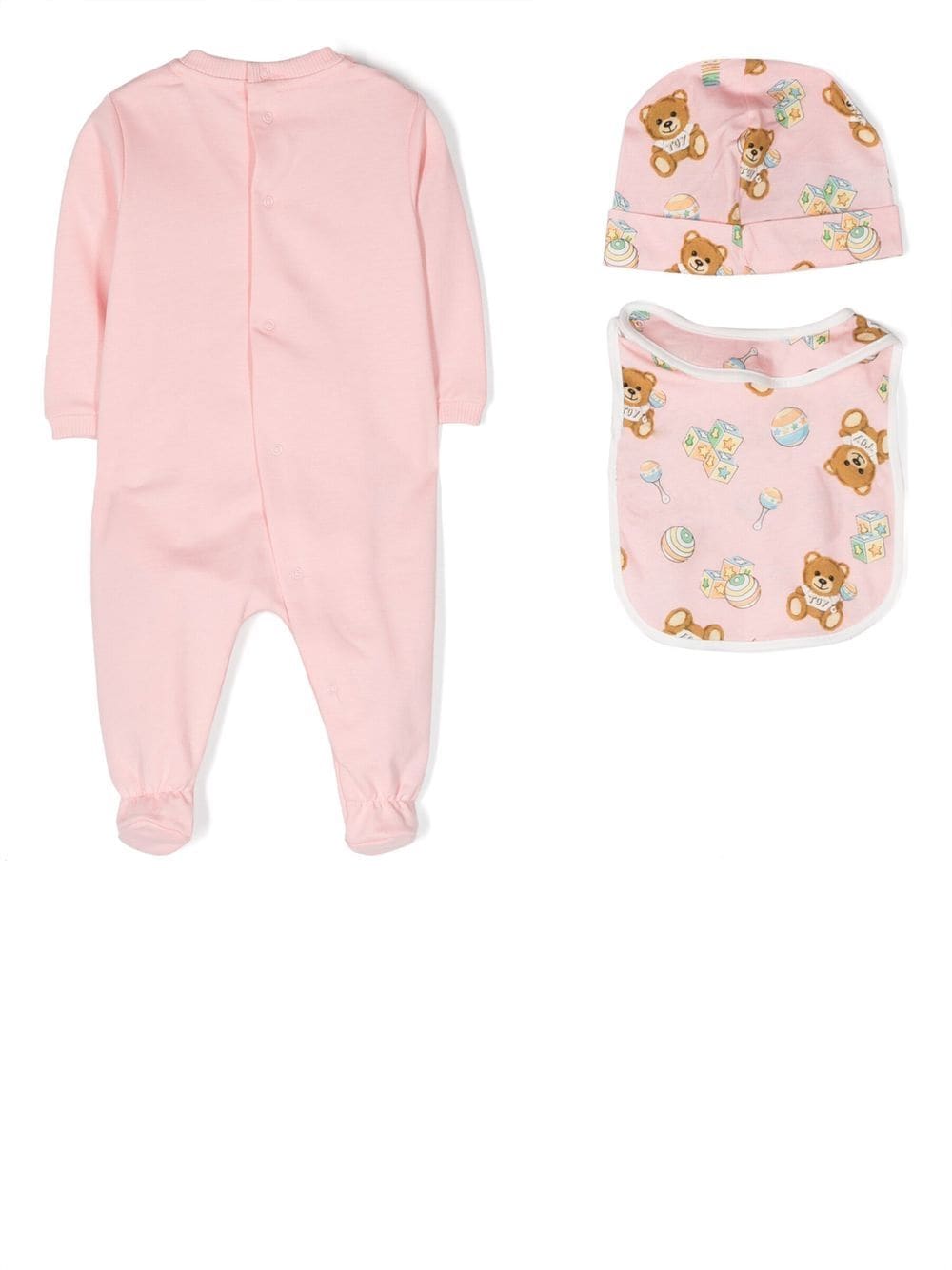 Tutina rosa per neonata con logo