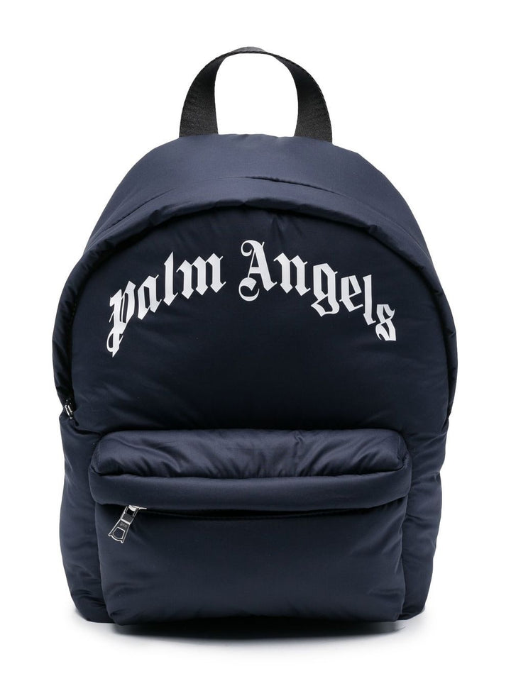 Navy blue backpack for children with logo