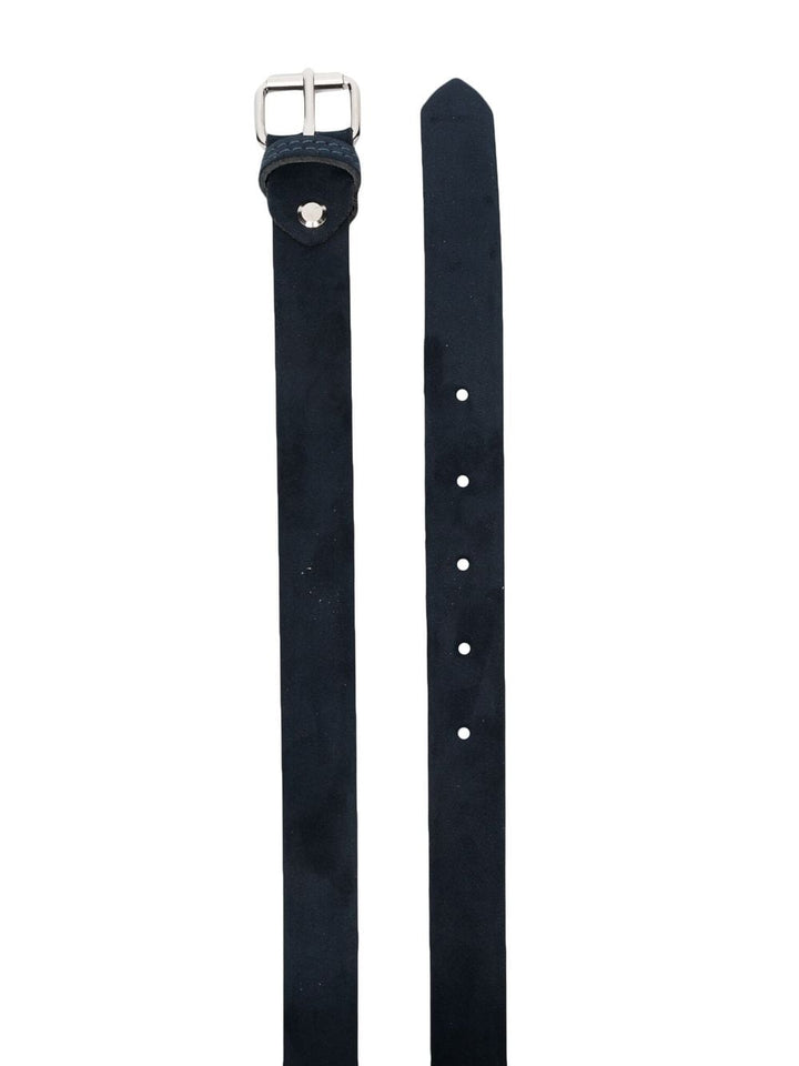 Blue leather belts for children