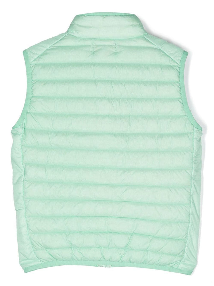 Smanicato verde per bambino con logo 7816G0131 V0044 Stone Island Kids 