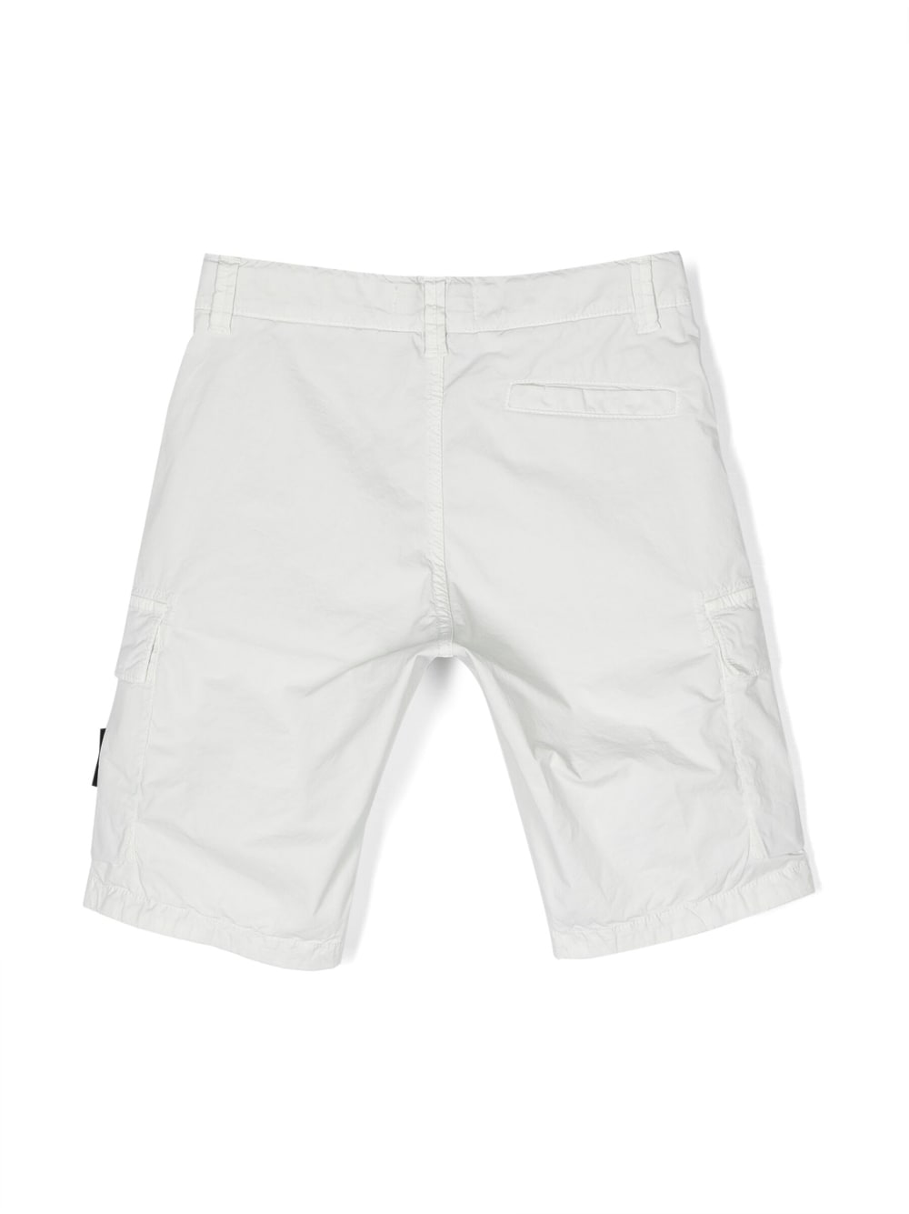 Gray Bermuda shorts for boys with logo