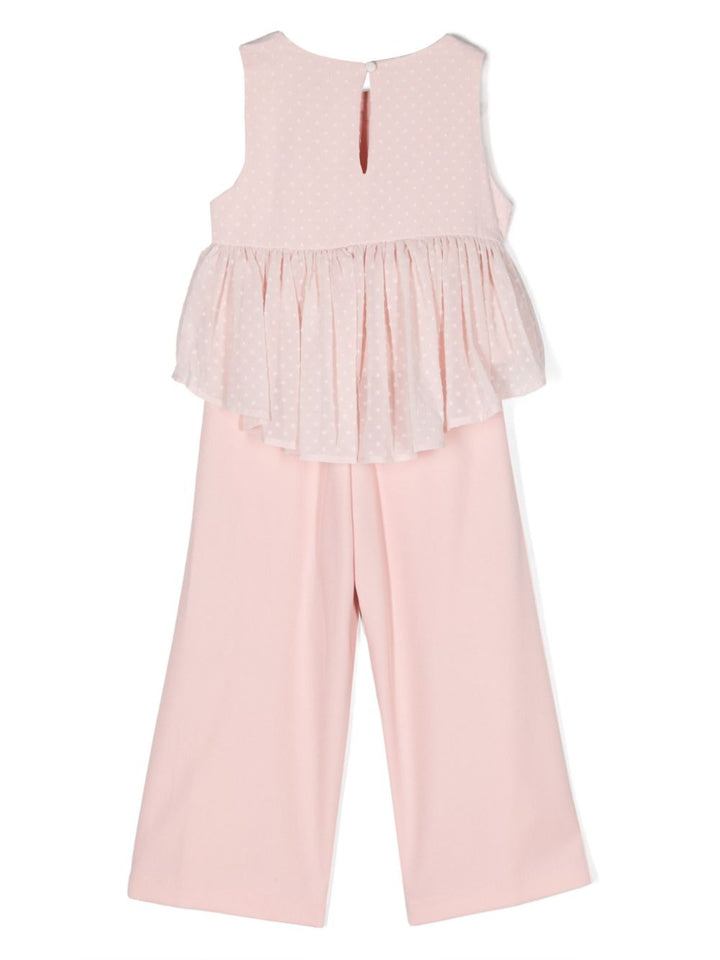 Completo elegante rosa per bambina 5273 008 Abel & Lula 