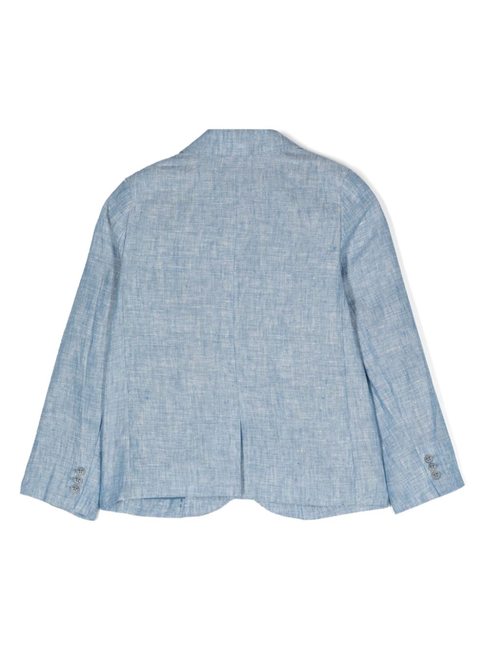 Blue linen blazer for boys