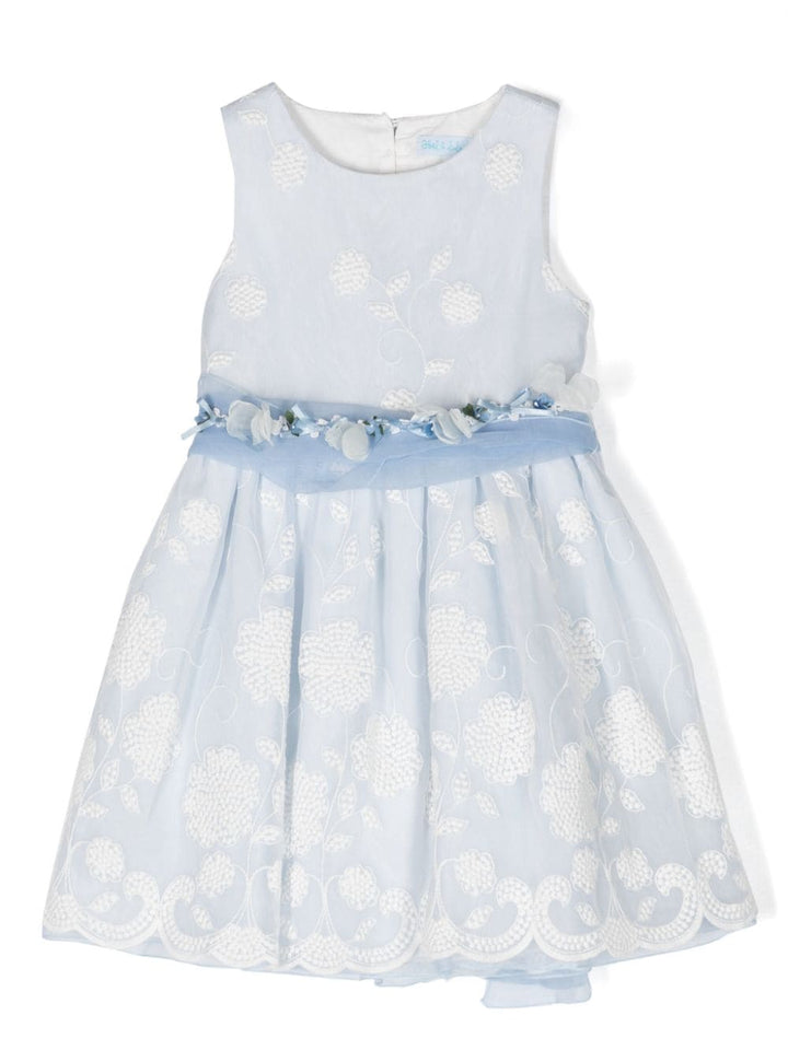 Light blue tulle dress for girls