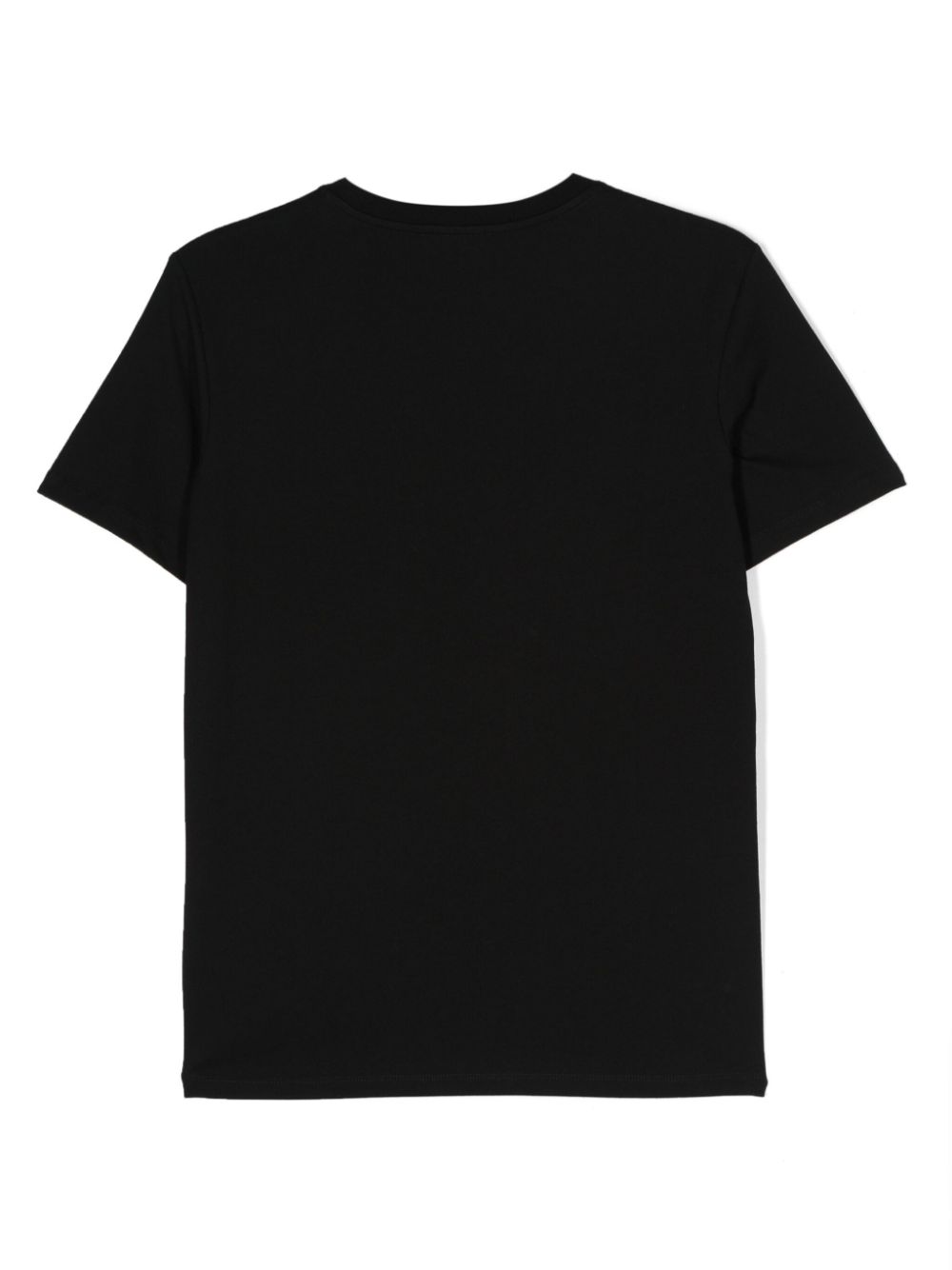 Black children's t-shirt with logo