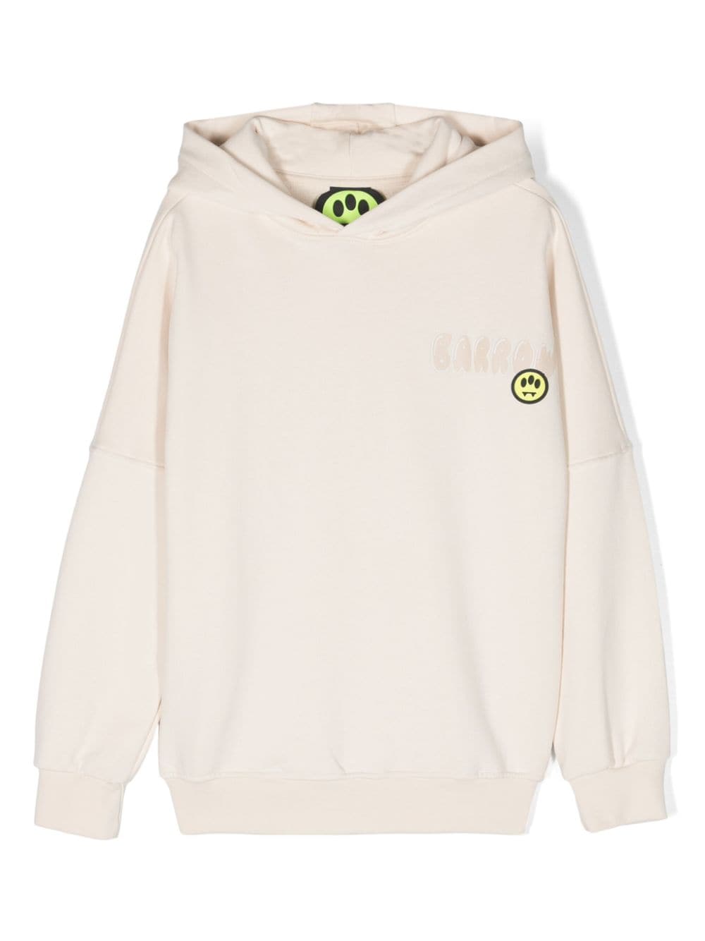 Cream sweatshirt for boys with logo