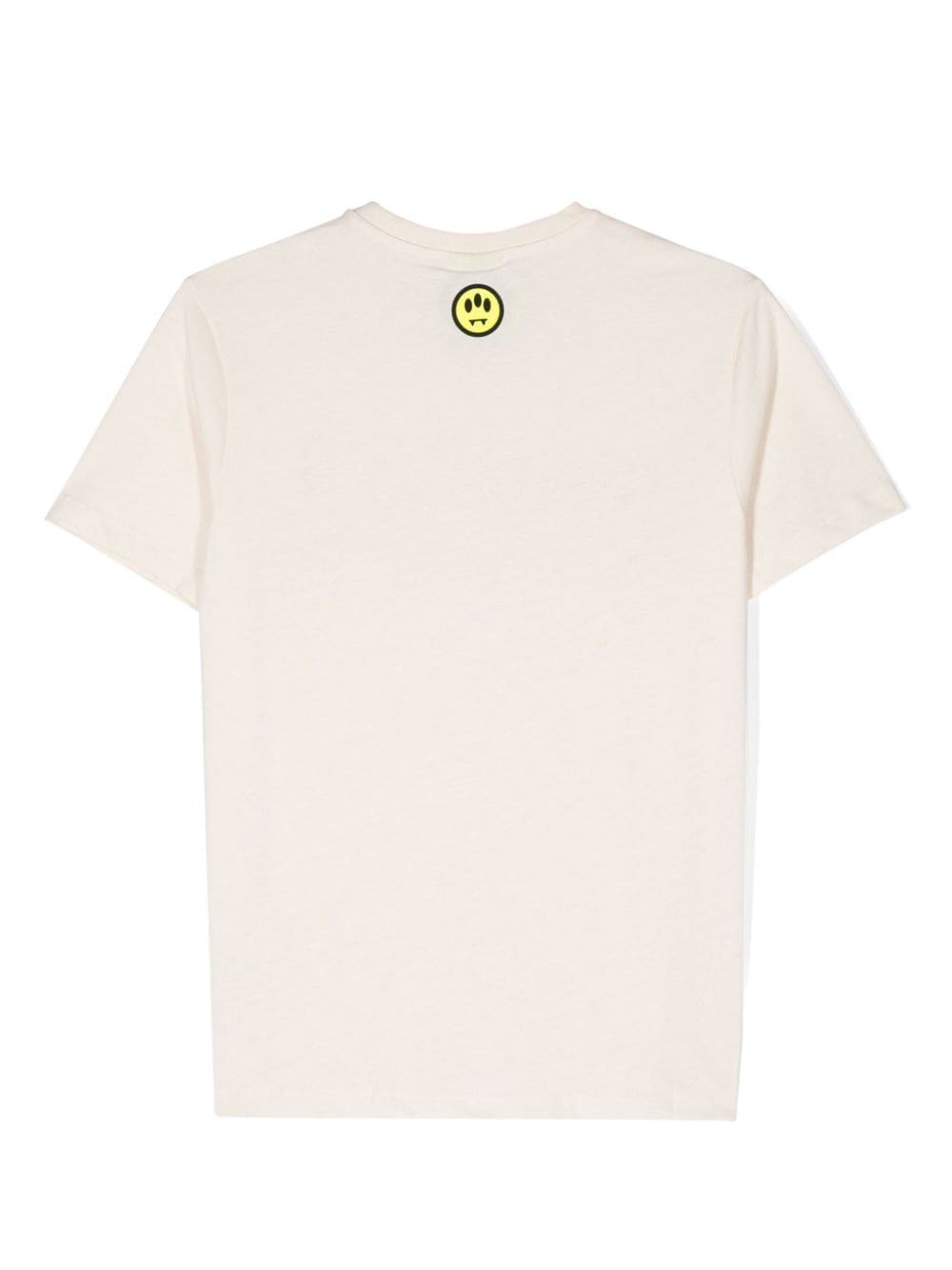 T-shirt beige per bambino con logo