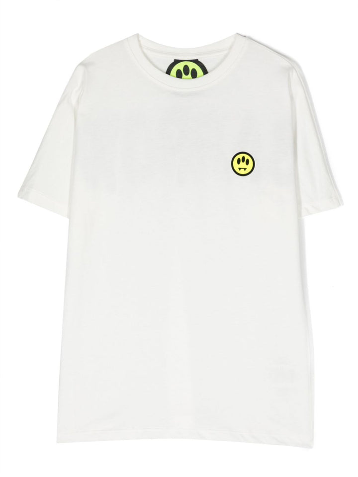 T-shirt bianco per bambino con logo