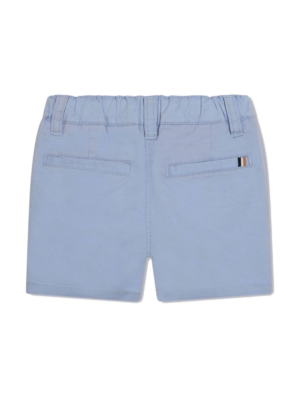 Pastel blue Bermuda shorts for newborns