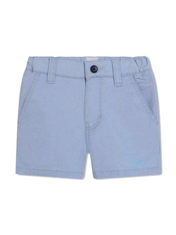 Pastel blue Bermuda shorts for newborns