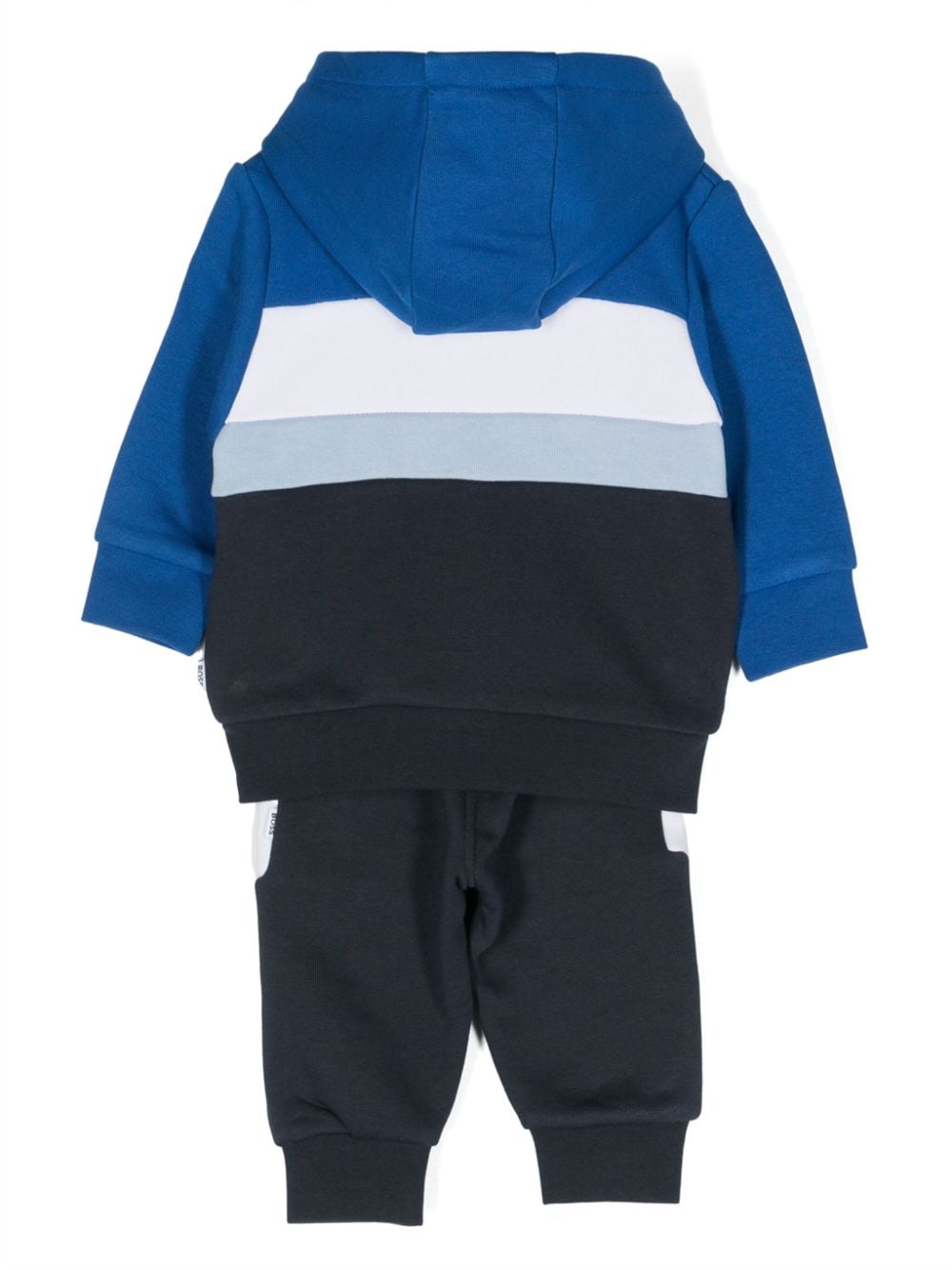 Blue sports outfit for newborns with logo