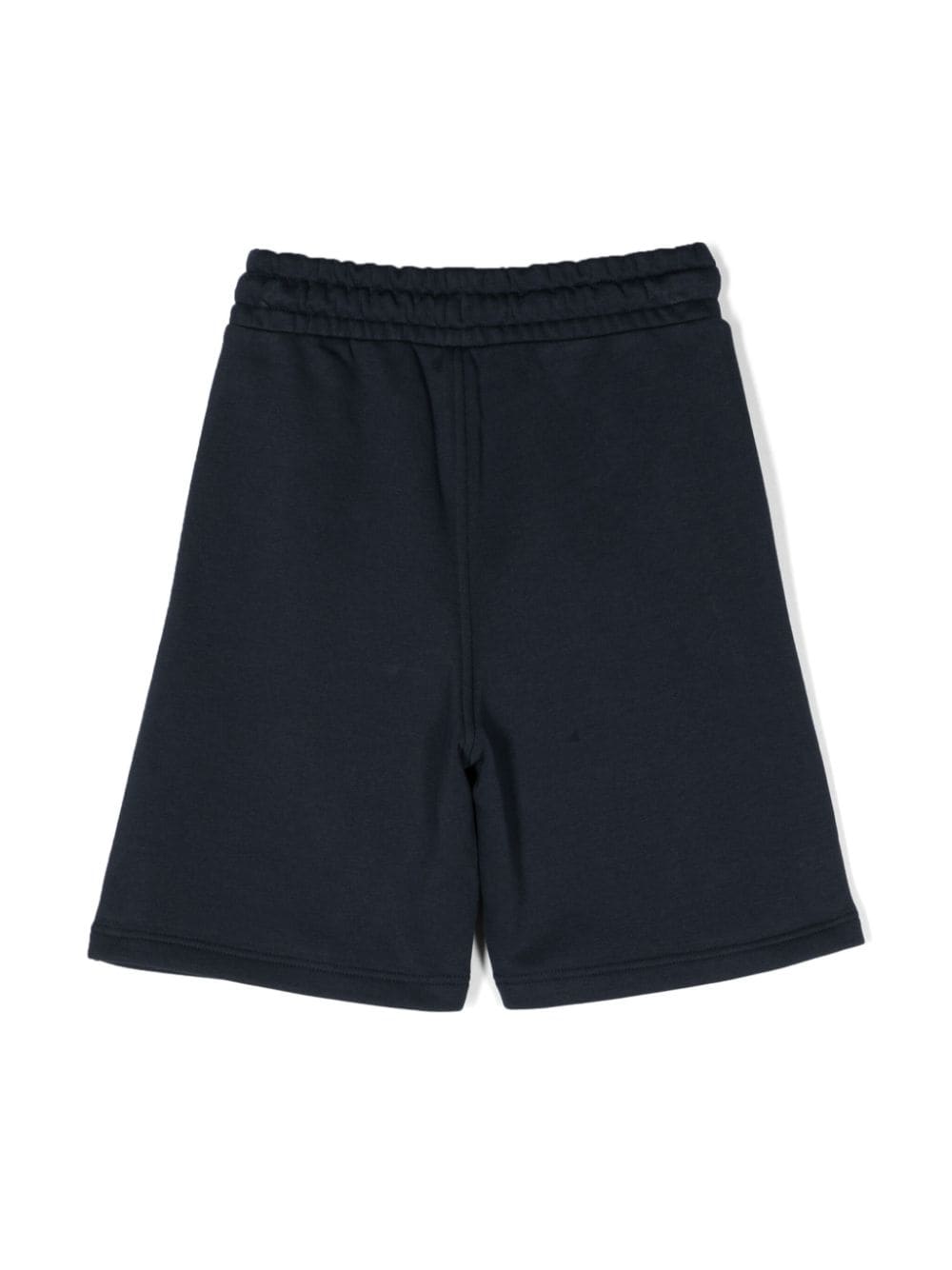 Blue Bermuda shorts for boys with logo