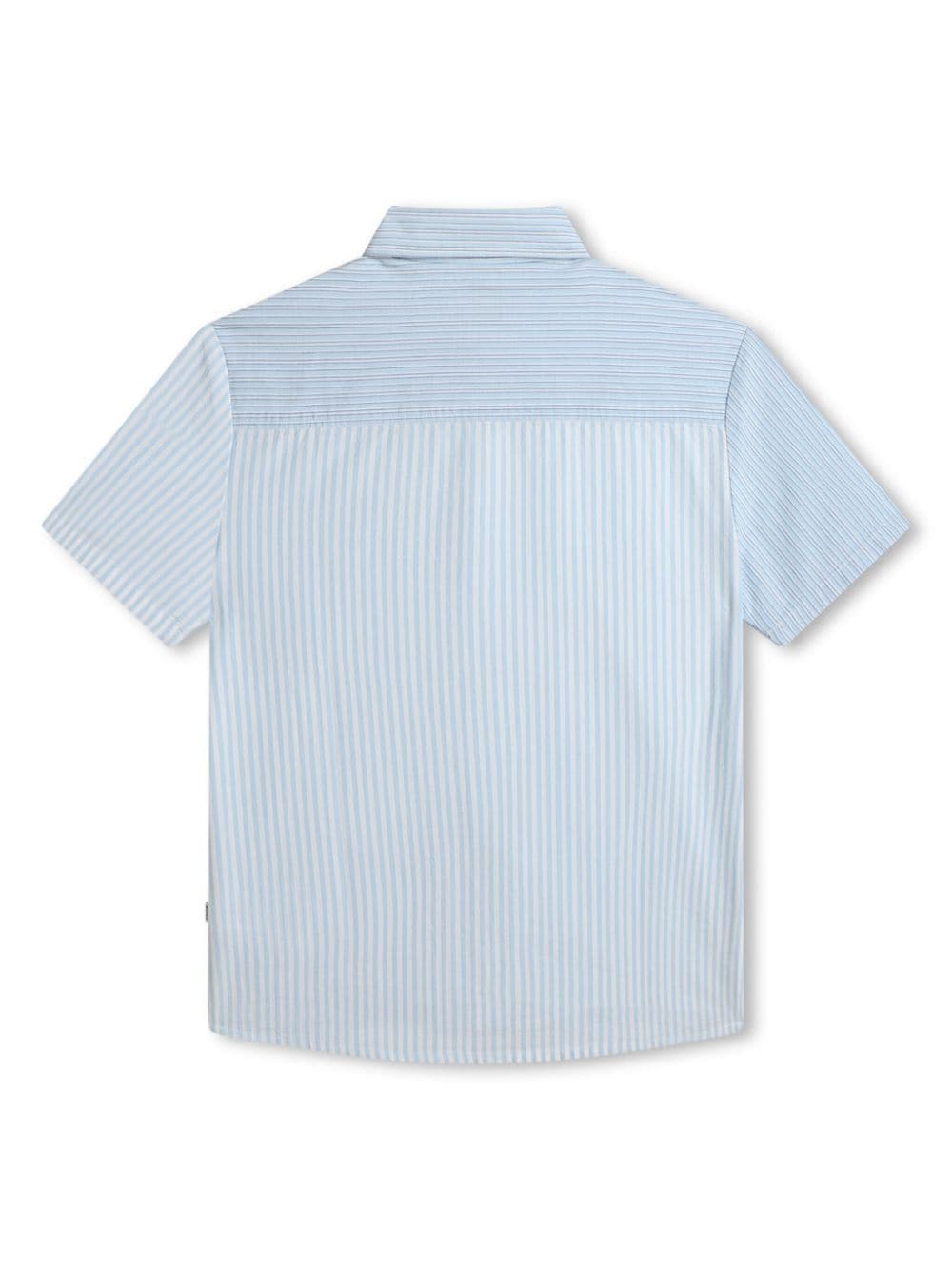 Camicia bianca e blu per bambino