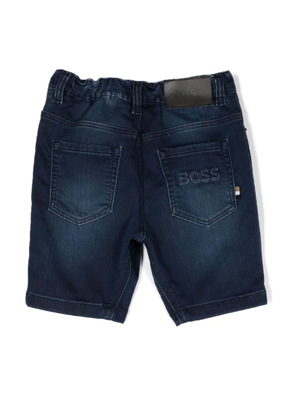 Blue denim Bermuda shorts for boys