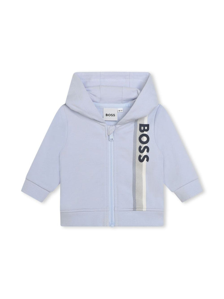 Pastel blue sports outfit for newborns