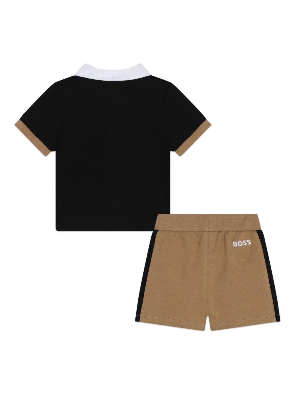 Black and beige sports outfit for newborns