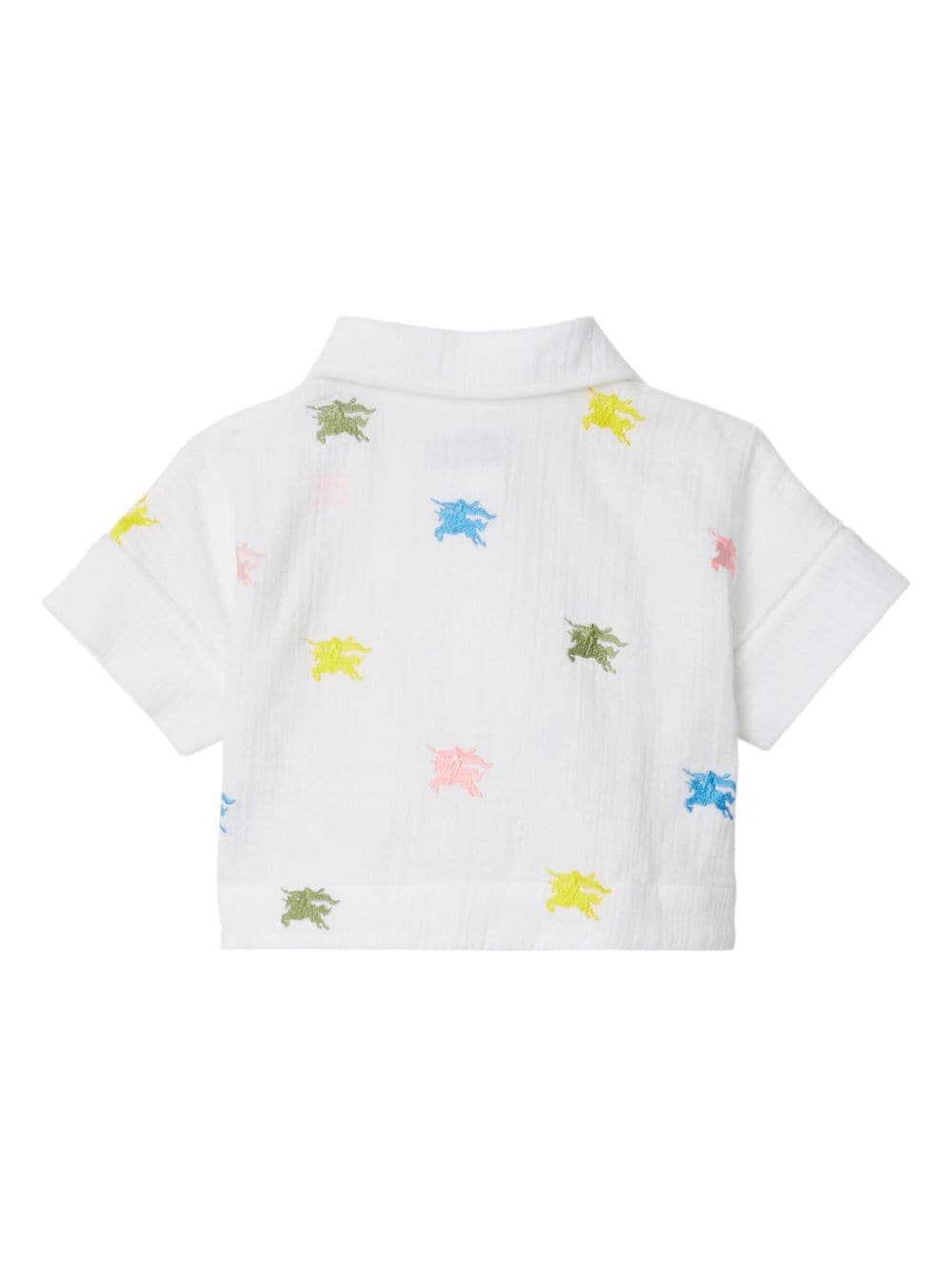 Completo bianco per neonato con logo 8078889 A5127 Burberry Kids 