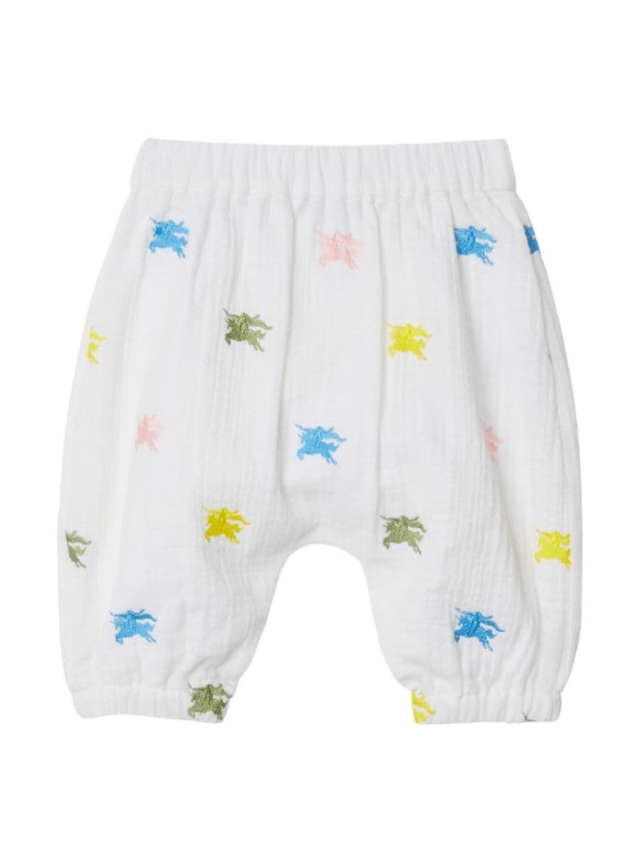 Completo bianco per neonato con logo 8078889 A5127 Burberry Kids 