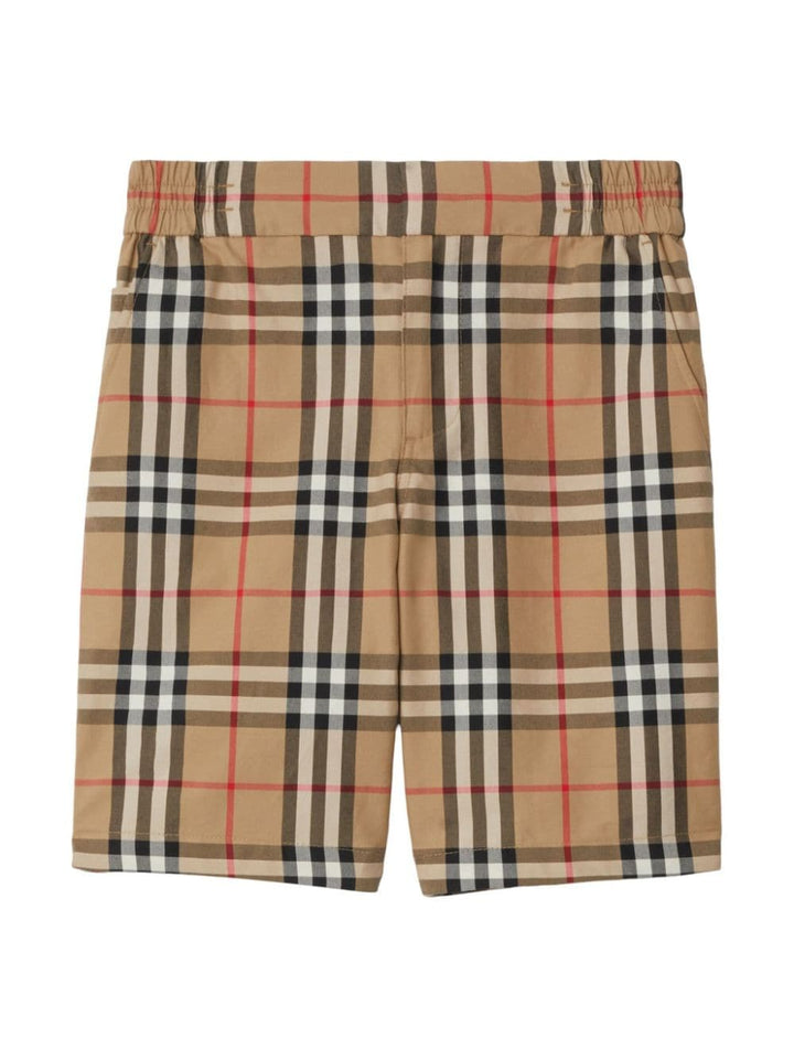 Beige Bermuda shorts for boys