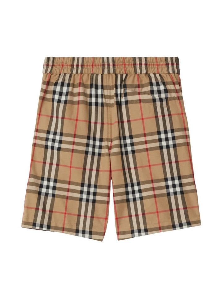 Beige Bermuda shorts for boys
