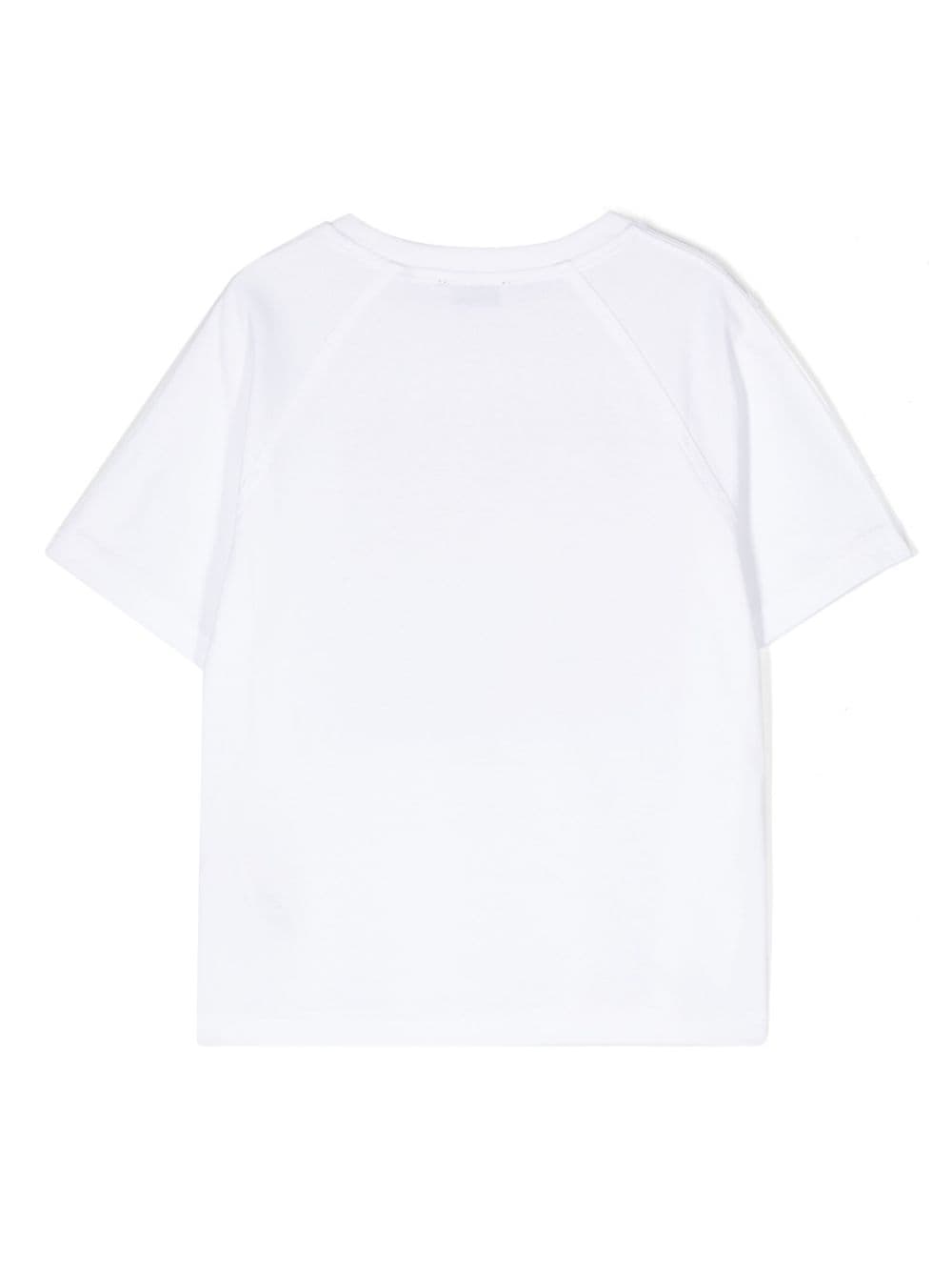 White t-shirt for boys with print
