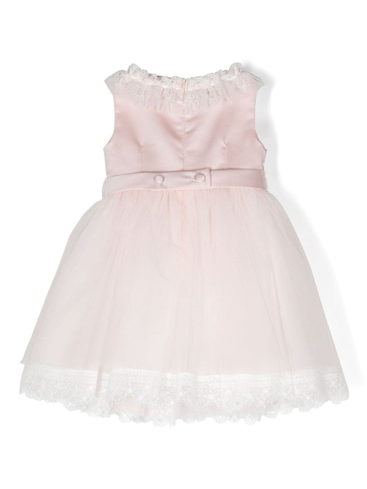 Pink tulle dress for baby girls