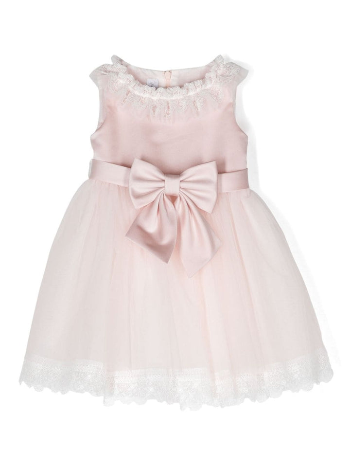 Pink tulle dress for baby girls